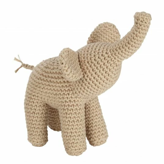 Alvi Kuscheltier Veggy Toy aus Bio-Baumwolle - Handmade - Petit Éléphant 1 Alvi Kuscheltier Veggy Toy aus Bio-Baumwolle - Handmade - Petit Éléphant