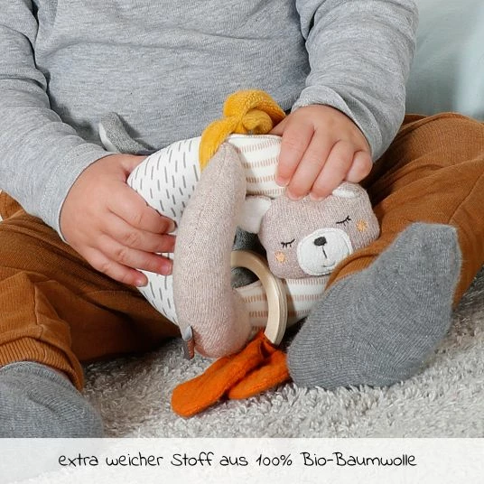 Baby Fehn Greifball Esel & Teddy - Natur 2 Baby Fehn Greifball Esel & Teddy - Natur – Bild 2