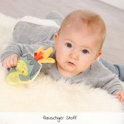 Baby Fehn Knister-Greifling Vulkan - Happy Dino -Günstiges Babyspielzeug Geschäft baby fehn knister greifling vulkan happy dino 51124 d2