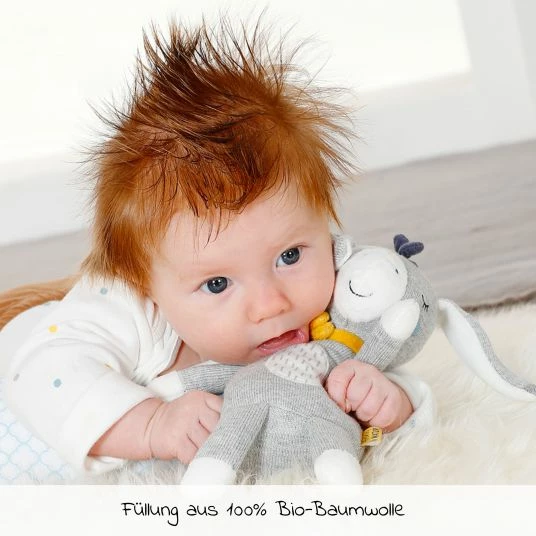 Baby Fehn Kuscheltier Esel - Natur 2 Baby Fehn Kuscheltier Esel - Natur – Bild 2