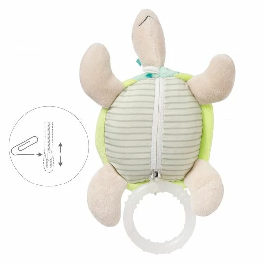 Baby Fehn Mini-Spieluhr Schildkröte 14 cm - Meereskinder 2 Baby Fehn Mini-Spieluhr Schildkröte 14 cm - Meereskinder – Bild 2