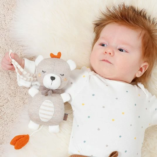 Baby Fehn Mini-Spieluhr Teddy - Natur 4 Baby Fehn Mini-Spieluhr Teddy - Natur – Bild 4