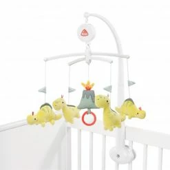 Baby Fehn Musik-Mobile Vulkan - Happy Dino -Günstiges Babyspielzeug Geschäft baby fehn musik mobile vulkan happy dino 51063 d4