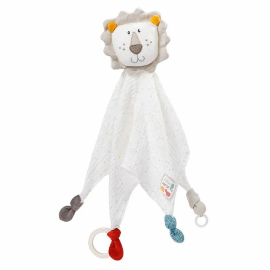 Baby Fehn Schmusetuch Deluxe NATUR aus Bio-Baumwolle - Löwe 1 Baby Fehn Schmusetuch Deluxe NATUR aus Bio-Baumwolle - Löwe