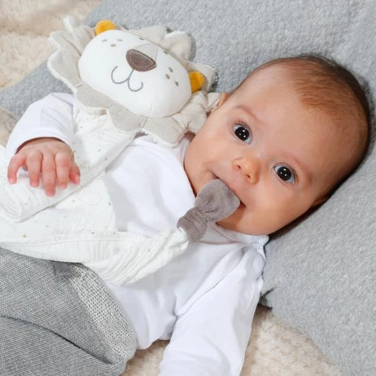 Baby Fehn Schmusetuch Deluxe NATUR aus Bio-Baumwolle - Löwe 5 Baby Fehn Schmusetuch Deluxe NATUR aus Bio-Baumwolle - Löwe – Bild 5