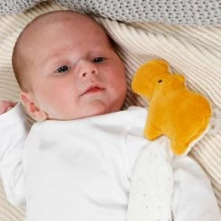 Baby Fehn Schmusetuch NATUR aus Bio-Baumwolle - Nilpferd -Günstiges Babyspielzeug Geschäft baby fehn schmusetuch natur aus bio baumwolle nilpferd 056051 d4