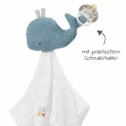 Baby Fehn Schmusetuch NATUR aus Bio-Baumwolle - Wal -Günstiges Babyspielzeug Geschäft baby fehn schmusetuch natur aus bio baumwolle wal 056068 d2