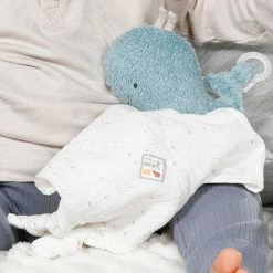 Baby Fehn Schmusetuch NATUR aus Bio-Baumwolle - Wal -Günstiges Babyspielzeug Geschäft baby fehn schmusetuch natur aus bio baumwolle wal 056068 d3