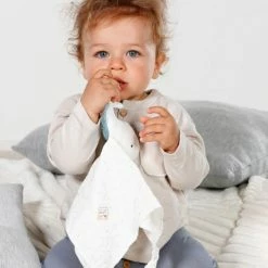 Baby Fehn Schmusetuch NATUR aus Bio-Baumwolle - Wal -Günstiges Babyspielzeug Geschäft baby fehn schmusetuch natur aus bio baumwolle wal 056068 d4