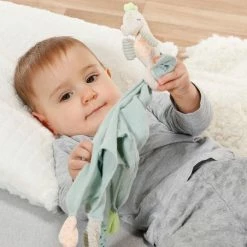 Baby Fehn Schmusetuch Seepferd 42 cm - Meereskinder -Günstiges Babyspielzeug Geschäft baby fehn schmusetuch seepferd 42 cm meereskinder 054064 d2