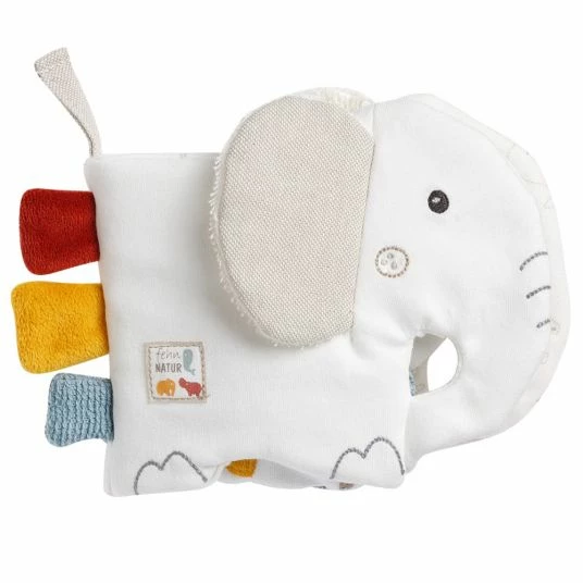 Baby Fehn Soft-Bilderbuch NATUR aus Bio-Baumwolle - Elefant 1 Baby Fehn Soft-Bilderbuch NATUR aus Bio-Baumwolle - Elefant