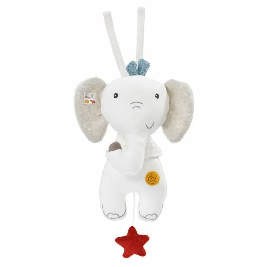 Baby Fehn Spieluhr NATUR aus Bio-Baumwolle - Elefant 1 Baby Fehn Spieluhr NATUR aus Bio-Baumwolle - Elefant