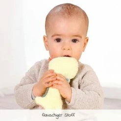 Baby Fehn Stab-Greifling Dino - Happy Dino -Günstiges Babyspielzeug Geschäft baby fehn stab greifling dino happy dino 51094 d2