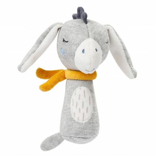 Baby Fehn Stab-Greifling Esel - Natur 1 Baby Fehn Stab-Greifling Esel - Natur