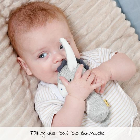 Baby Fehn Stab-Greifling Esel - Natur 4 Baby Fehn Stab-Greifling Esel - Natur – Bild 4