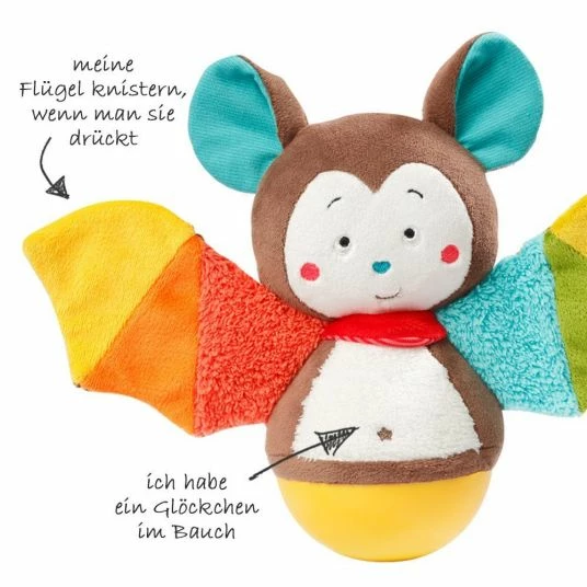 Baby Fehn Steh-auf-Figur Fledermaus - Jungle Heroes 2 Baby Fehn Steh-auf-Figur Fledermaus - Jungle Heroes – Bild 2