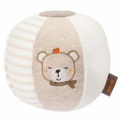 Baby Fehn Stoffball Esel & Teddy - Natur