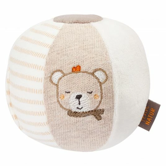 Baby Fehn Stoffball Esel & Teddy - Natur 1 Baby Fehn Stoffball Esel & Teddy - Natur