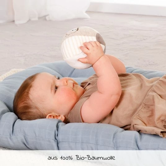 Baby Fehn Stoffball Esel & Teddy - Natur 2 Baby Fehn Stoffball Esel & Teddy - Natur – Bild 2