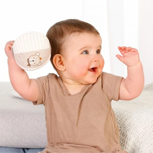Baby Fehn Stoffball Esel & Teddy - Natur 5 Baby Fehn Stoffball Esel & Teddy - Natur – Bild 5