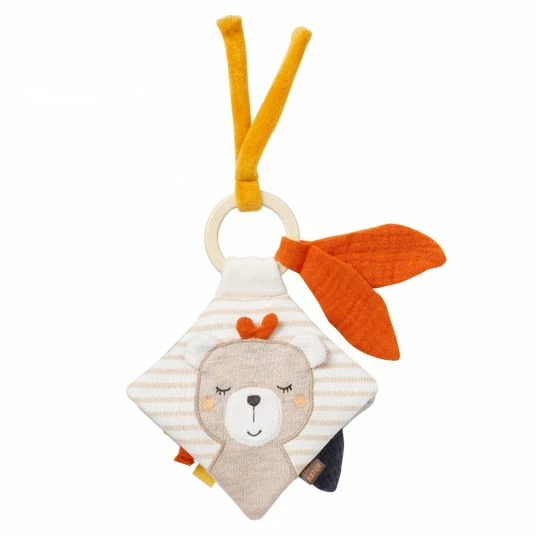 Baby Fehn Stoffbuch / Bilderbuch Esel & Teddy - Natur 1 Baby Fehn Stoffbuch / Bilderbuch Esel & Teddy - Natur