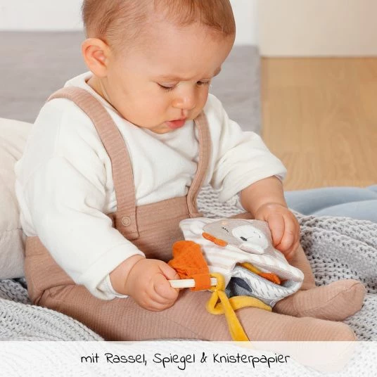 Baby Fehn Stoffbuch / Bilderbuch Esel & Teddy - Natur 2 Baby Fehn Stoffbuch / Bilderbuch Esel & Teddy - Natur – Bild 2