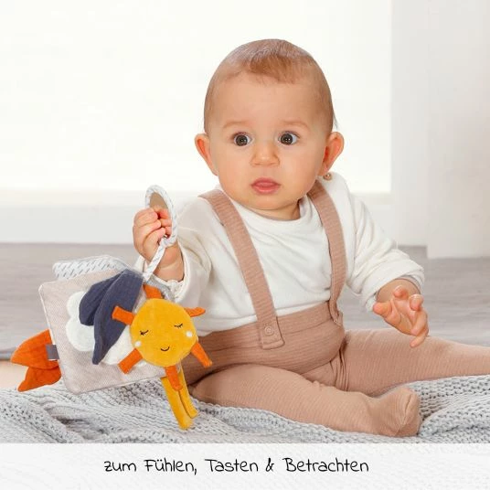 Baby Fehn Stoffbuch / Bilderbuch Esel & Teddy - Natur 5 Baby Fehn Stoffbuch / Bilderbuch Esel & Teddy - Natur – Bild 5