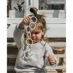 Bibs Kinderwagenkette - Loops 12er Pack - Vanilla / Sage / Olive -Günstiges Babyspielzeug Geschäft bibs kinderwagenkette loops 12er pack vanilla sage olive 900234 d3