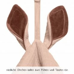 Bibs Schmusetuch mit Känguru-Ohren und Schnullerbefestigung - Blush -Günstiges Babyspielzeug Geschäft bibs schmusetuch mit kanguru ohren und schnullerbefestigung blush 9405244 d4