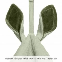 Bibs Schmusetuch mit Känguru-Ohren und Schnullerbefestigung - Sage -Günstiges Babyspielzeug Geschäft bibs schmusetuch mit kanguru ohren und schnullerbefestigung sage 9405250 d4