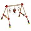 Bieco Spiel-Trapez Baby-Gym aus Holz höhenverstellbar
