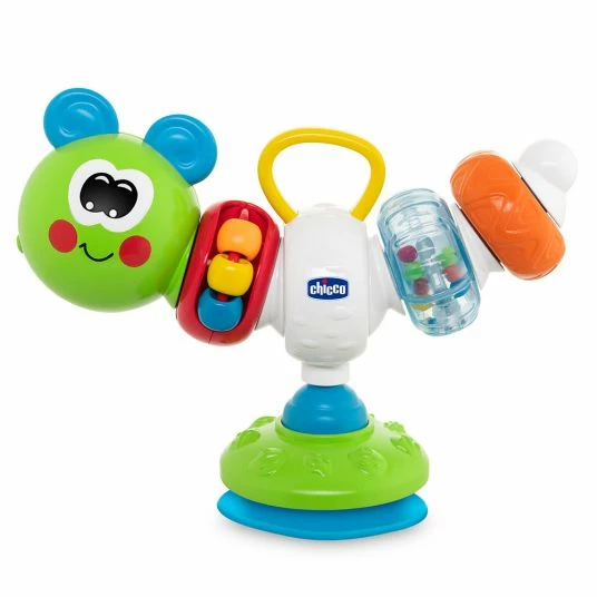 Chicco Hochstuhlspielzeug Phill die Raupe 1 Chicco Hochstuhlspielzeug Phill die Raupe
