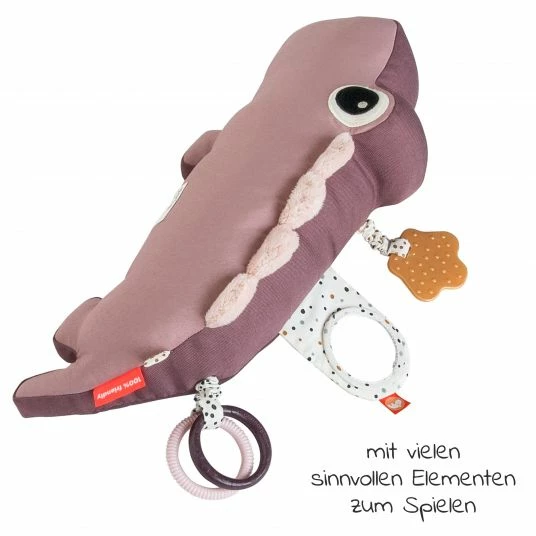 Done by Deer Activity-Spieltier - 41 cm - Croco - Rosa 2 Done by Deer Activity-Spieltier - 41 cm - Croco - Rosa – Bild 2