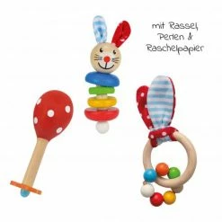 Eichhorn 3-tlg. Geschenkset - Hase -Günstiges Babyspielzeug Geschäft eichhorn 3 tlg geschenkset hase 100017045 d2
