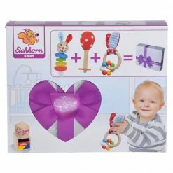 Eichhorn 3-tlg. Geschenkset - Hase -Günstiges Babyspielzeug Geschäft eichhorn 3 tlg geschenkset hase 100017045 d4