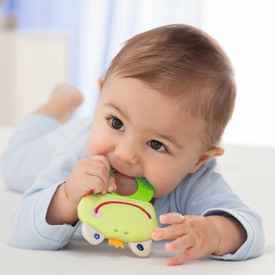 Haba Greifling Beißkerl Frosch 2 Haba Greifling Beißkerl Frosch – Bild 2