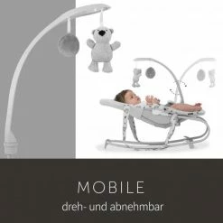 Hauck Babywippe Bouncer Deluxe - Nordic Grey -Günstiges Babyspielzeug Geschäft hauck babywippe bouncer deluxe nordic grey 633984 d5