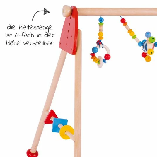 Heimess Greif- und Spieltrainer / Spieltrapez Baby-Fit - Regenbogen - Soft Colors 2 Heimess Greif- und Spieltrainer / Spieltrapez Baby-Fit - Regenbogen - Soft Colors – Bild 2