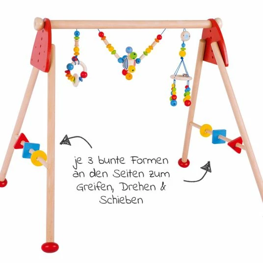 Heimess Greif- und Spieltrainer / Spieltrapez Baby-Fit - Regenbogen - Soft Colors 4 Heimess Greif- und Spieltrainer / Spieltrapez Baby-Fit - Regenbogen - Soft Colors – Bild 4