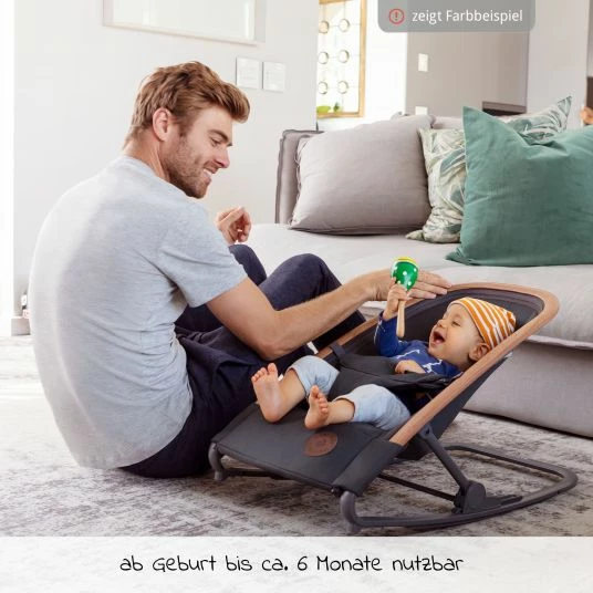 Maxi-Cosi 2- in 1 -Babywippe Kori ab der Geburt mit Neugeborenen-Inlay nur 2,3 kg - Essential Grey - Kollektion 2022 4 Maxi-Cosi 2- in 1 -Babywippe Kori ab der Geburt mit Neugeborenen-Inlay nur 2,3 kg - Essential Grey - Kollektion 2022 – Bild 4