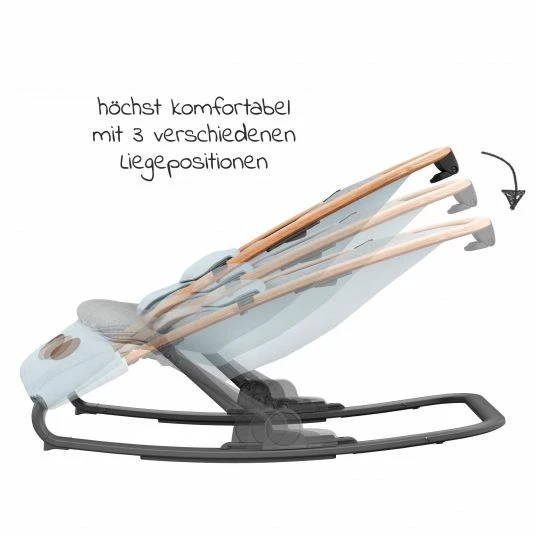 Maxi-Cosi 2- in 1 -Babywippe Kori ab der Geburt mit Neugeborenen-Inlay nur 2,3 kg - Essential Grey - Kollektion 2022 6 Maxi-Cosi 2- in 1 -Babywippe Kori ab der Geburt mit Neugeborenen-Inlay nur 2,3 kg - Essential Grey - Kollektion 2022 – Bild 6