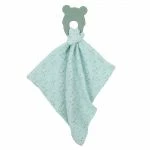 Nattou 2-tlg. Set Schmusetuch mit Silikon-Beißring - Grey White 5 Nattou 2-tlg. Set Schmusetuch mit Silikon-Beißring - Grey White – Bild 5