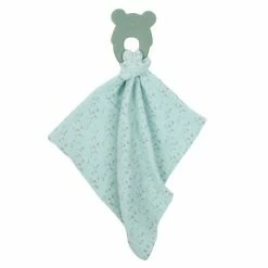 Nattou 2-tlg. Set Schmusetuch mit Silikon-Beißring - Mint