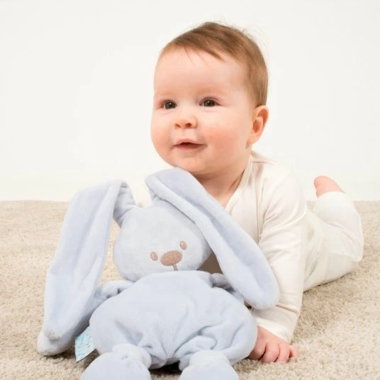 Nattou Kuscheltier Hase Lapidou 36 cm - Light Blue 3 Nattou Kuscheltier Hase Lapidou 36 cm - Light Blue – Bild 3