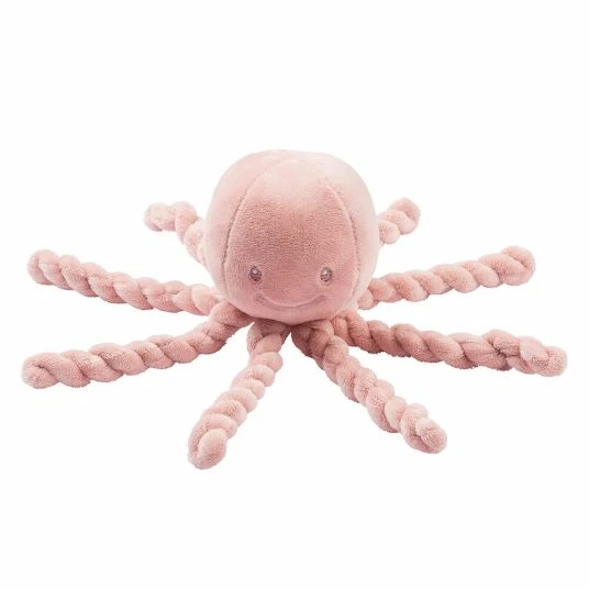 Nattou Kuscheltier Octopus Piu Piu - Old Pink 1 Nattou Kuscheltier Octopus Piu Piu - Old Pink