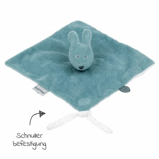 Nattou Schmusetuch Hase 27 cm - Susie & Bonnie - Sage Green 2 Nattou Schmusetuch Hase 27 cm - Susie & Bonnie - Sage Green – Bild 2