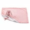 Nattou Schmusetuch XXL & Mini-Kuscheltier Hase Lapidou - Old Pink