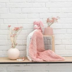 Nattou Schmusetuch XXL & Mini-Kuscheltier Hase Lapidou - Old Pink -Günstiges Babyspielzeug Geschäft nattou schmusetuch xxl mini kuscheltier hase lapidou old pink 877480 d3
