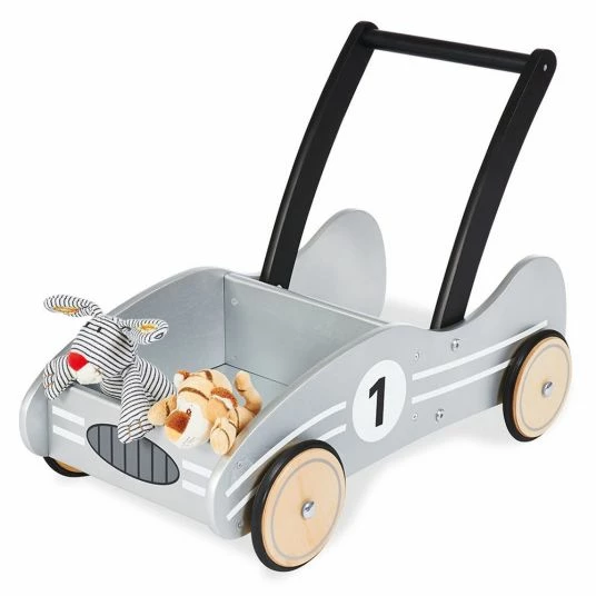 Pinolino Lauflernwagen Kimi - Birke massiv - Silber 1 Pinolino Lauflernwagen Kimi - Birke massiv - Silber