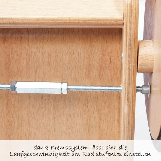 Pinolino Lauflernwagen Kimi - Birke massiv - Silber 2 Pinolino Lauflernwagen Kimi - Birke massiv - Silber – Bild 2